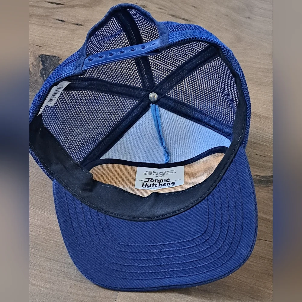 Vintage Webelos Boy Scout Hat w/Merit Activity Pins